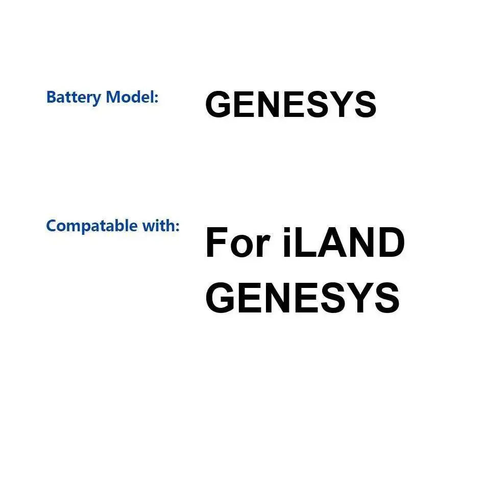

Высокая совместимость на 3200 мАч для аккумулятора мобильного телефона Iland Genesys