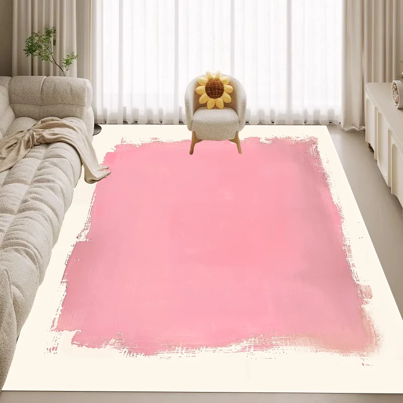 

Simple Decoration Carpets for Living Room Light Luxury Carpet Home Sofa Area Foot Mat Non-slip Bedroom Bedside Soft Large Rugs