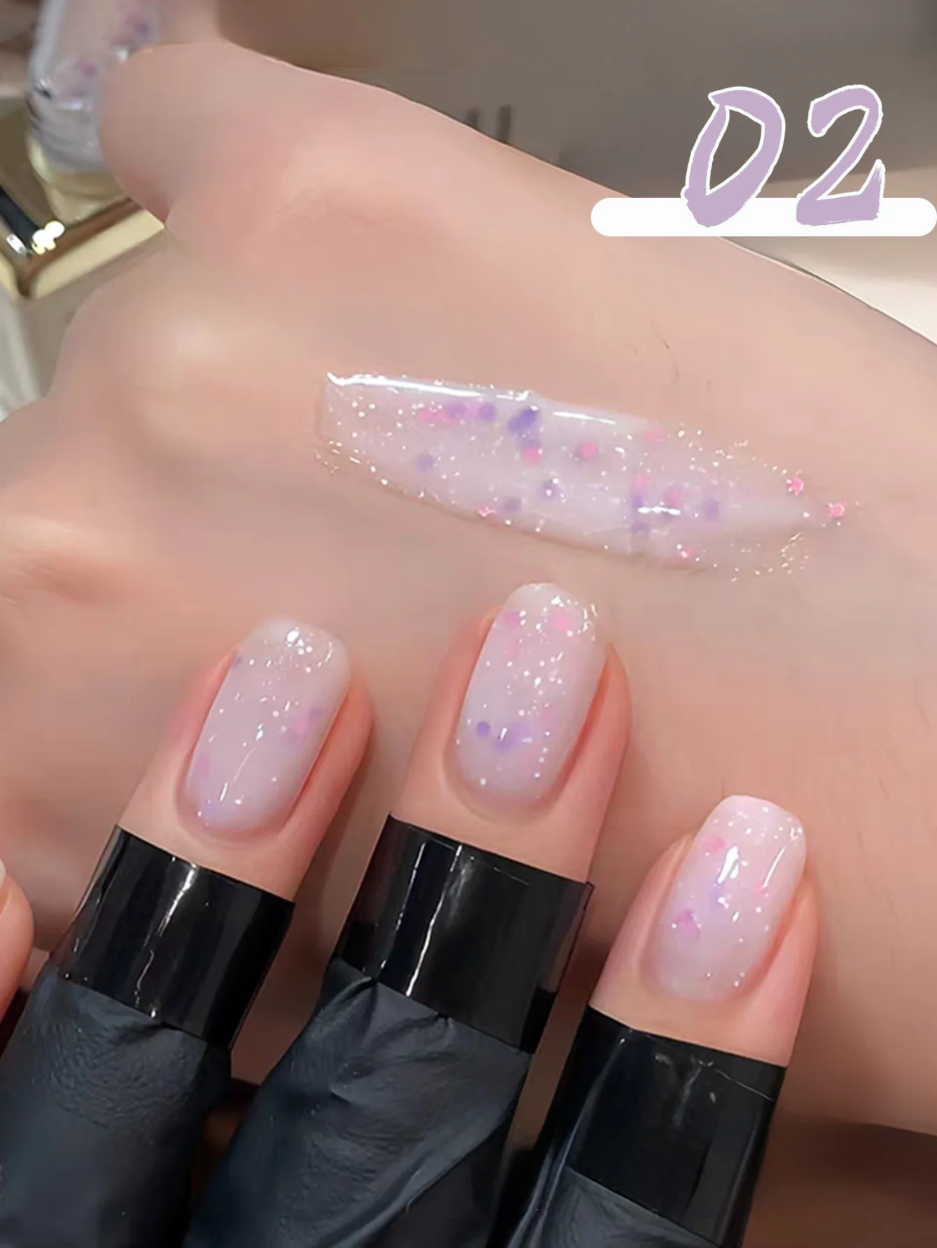 1pcs Autumn Nails Blue Dot Nails Glitter Crushed Diamond Nail Gel Polish Series Super Flash Whitening Popular Nail Supplies