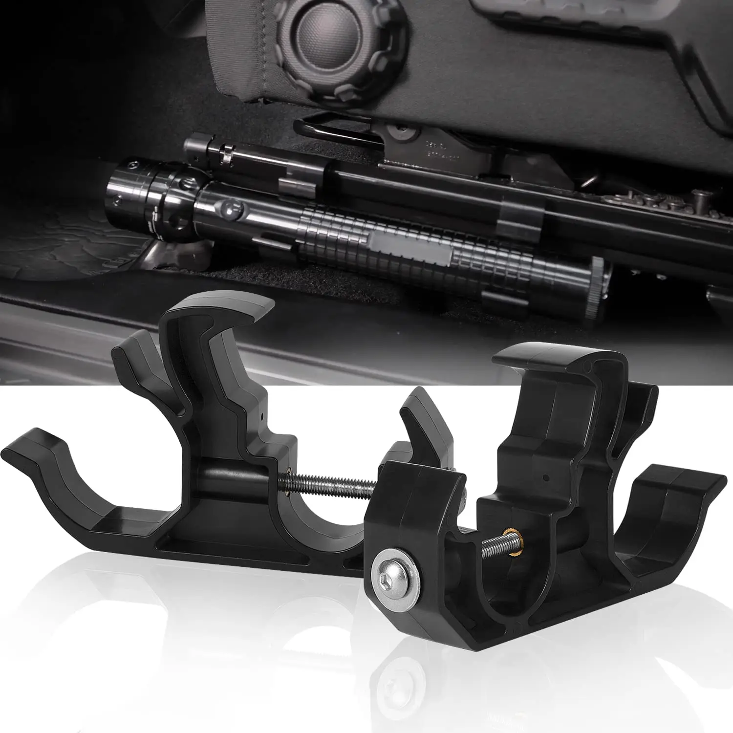 

TML Flashlight Holder Bracket Mount for Jeep Wrangler Unlimited 4-Door JL & 2020-2022 Gladiator JT Car Accessories