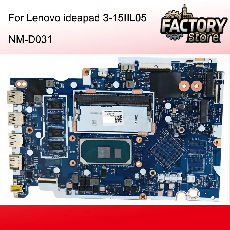 

Материнская плата NM-D031 для LENOVO для IDEAPAD 3-15IIL05, материнская плата для ноутбука с процессором I3 I5 I7 4G-RAM