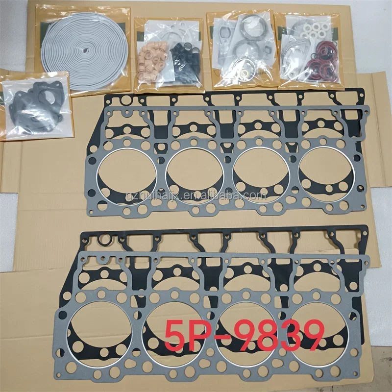 High Quality Excavator Parts Engine3408 Upper Gasket Kit 5P-9839 6V-0218 Overhaul Gasket Kit for CAT Engine 3408 5P9839 6V0218