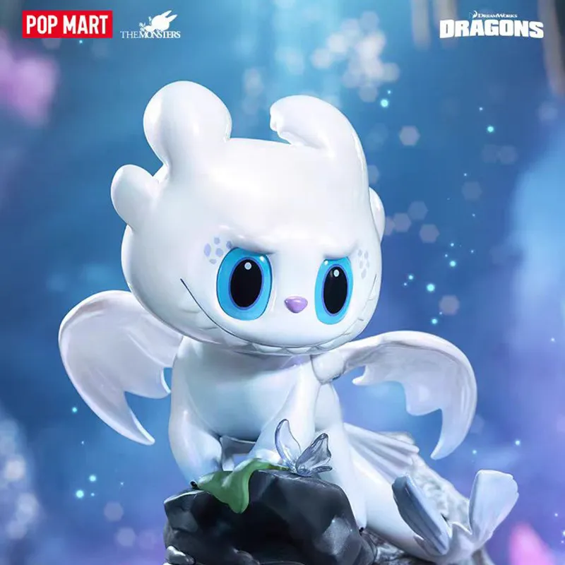 

POPMART THE MONSTERS Toothless Taming Master Handheld LABUBU Trendy Play Blind Box Doll Cute Anime Decoration Surprise Gift