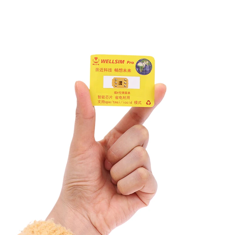 New WELLSIM PRO Single Sided Adhesive Universal Card Sticker Suitable For The Entire 6-15PM Series ICCID Mode