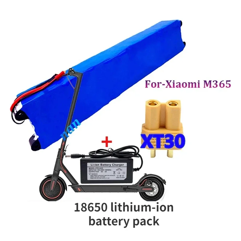 Original 36V 36Ah Battery Pack for Xiaomi Mijia M365 36V 36000mAh Batteries Electric Scooter W/ BMS Board High Power 18650