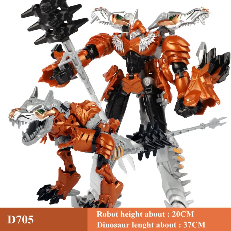 YUEXING Hot Sale 19CM Transformation Robots Movie Toy Boy Plastic ABS Cool Action Figures Dinosaur Model For Kids Gifts