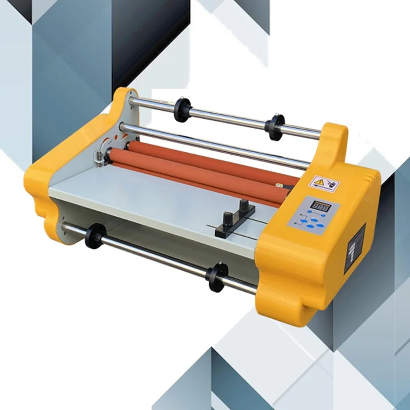 RM-350 350mm Single & Double-Sided Hot Cold Laminating Machine For Paper, Photo & Card With Adjustable Temperature