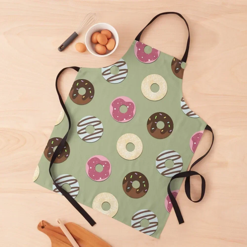 Donuts Apron Home Utensils Woman Work Apron