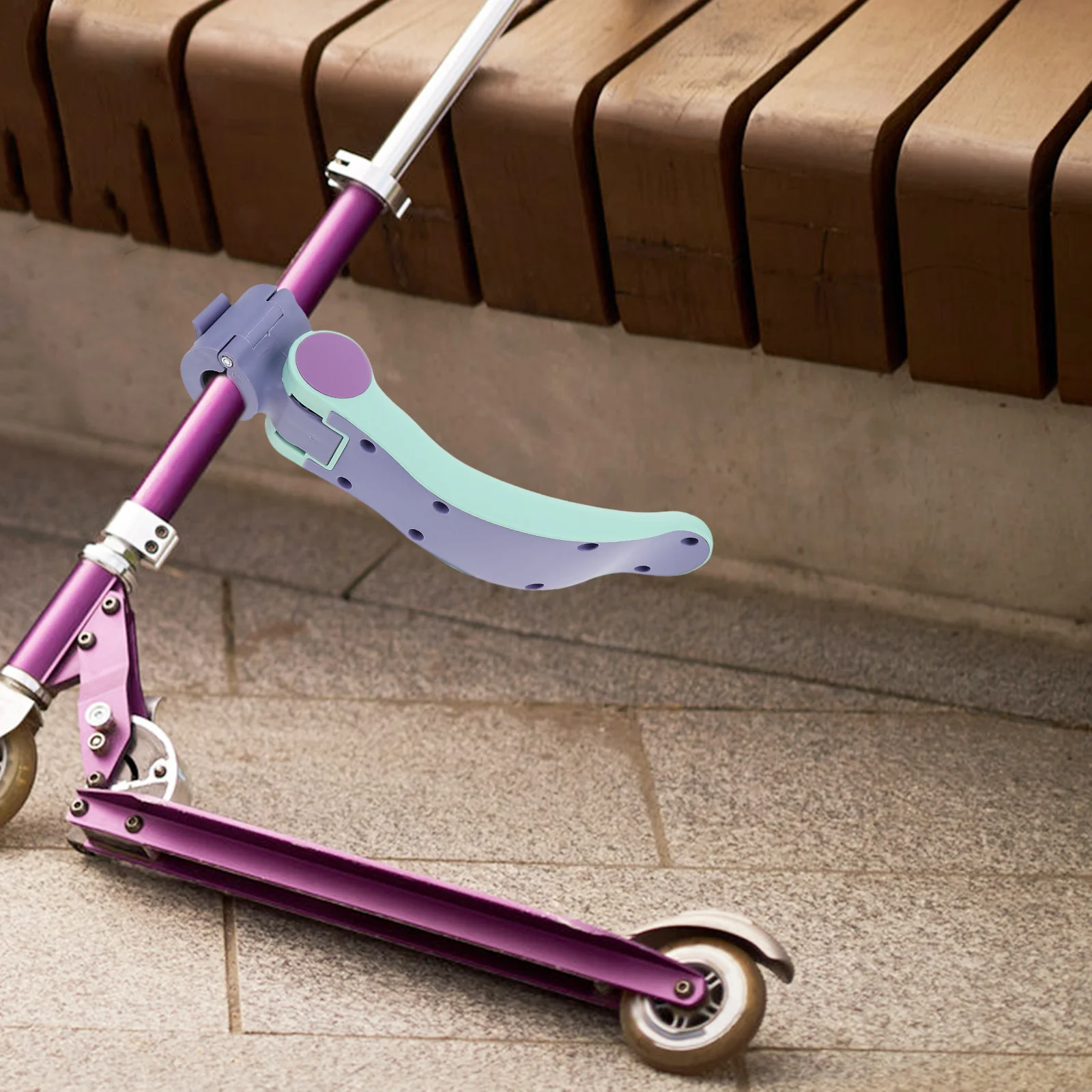 

Universal Scooter Seat for Toddlers - Anti-Slip Riding Cushion with Stable Base - Compact Foldable Design for Travel and Outdoor