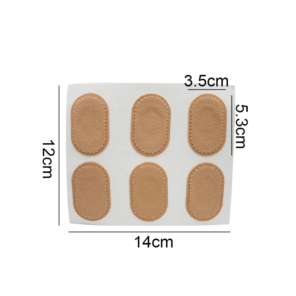 6Pcs/Sheet Bunion Cushions Pad Fabric Toe and Foot Bunion Protector Pads Bunion Relief Pads for Reduce Rubbing Patch Foot Care