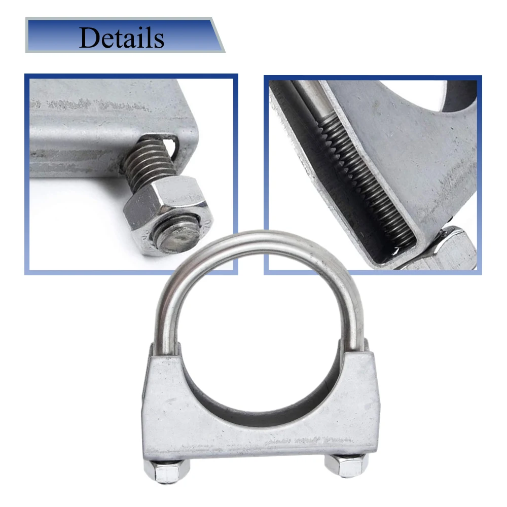 1pc U-shaped Clamp For Muffler Exhaust Pipe (2.125