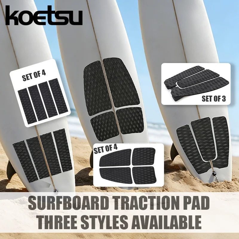 

Накладка для серфборда KOETSU F01/F02/F03 из материала EVA, противоскользящая подкладка для ног для SUP-досок, аксессуар для серфинга