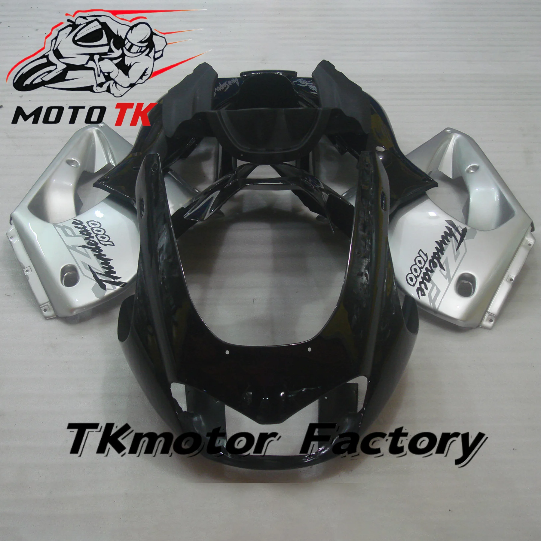 

Wholesale YZF1000R Fairing Kit For Yamaha YZF 1000 Thunderace Fairing 96-03 Black red Motorbike Fairing