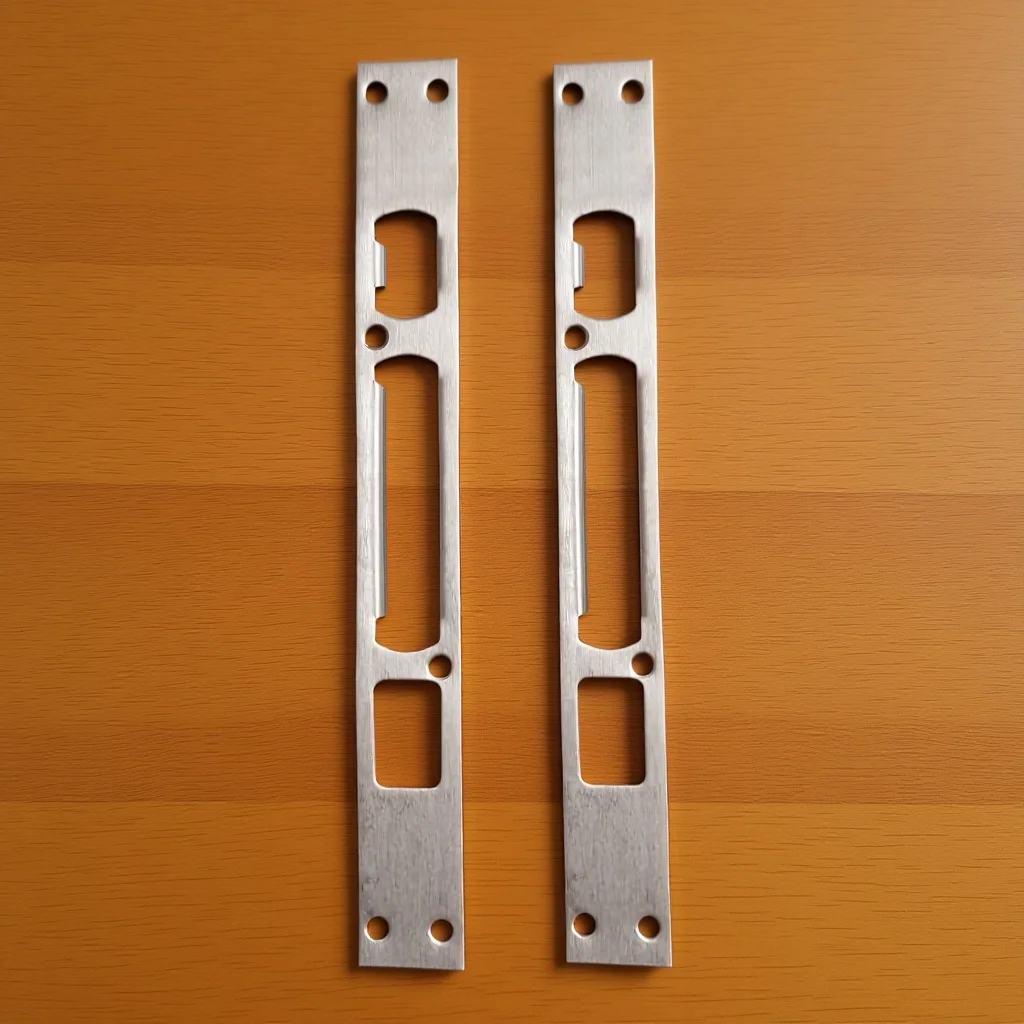 2 Stuks Zware Deurslot Versterking Plaat Roestvrij Beveiliging Upgrade voor Deur Frame Lange Strike Plaat Installatie