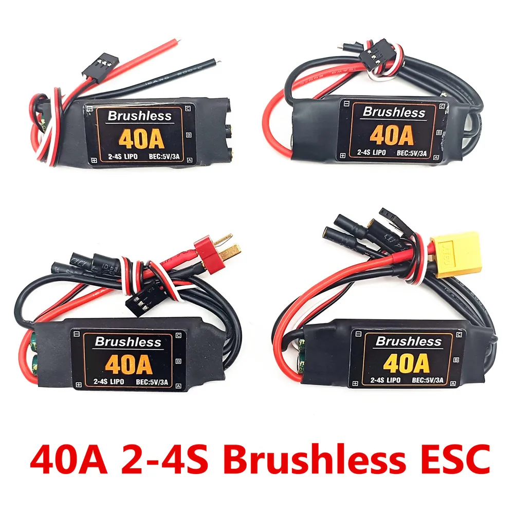 TOQPCZA Rc Esc sans Balais pour 40A 50A 80A 100A ESCV2 avec