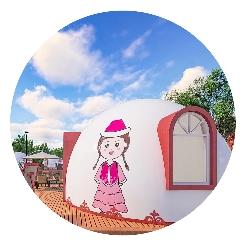 Special Material Warmest Home Fairy Graffiti Christmas Dome House