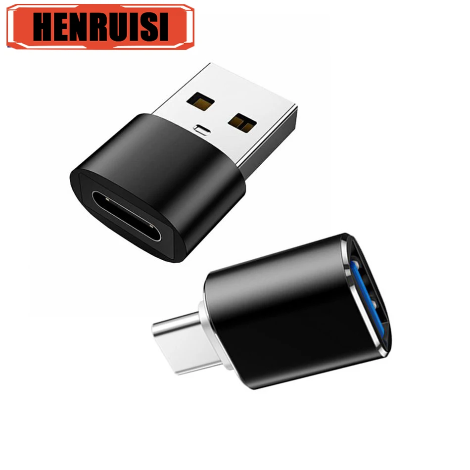 Переходник с Type C на USB 3,0 OTG разъем адаптера USB A Male на USB Type-C Female для ноутбука