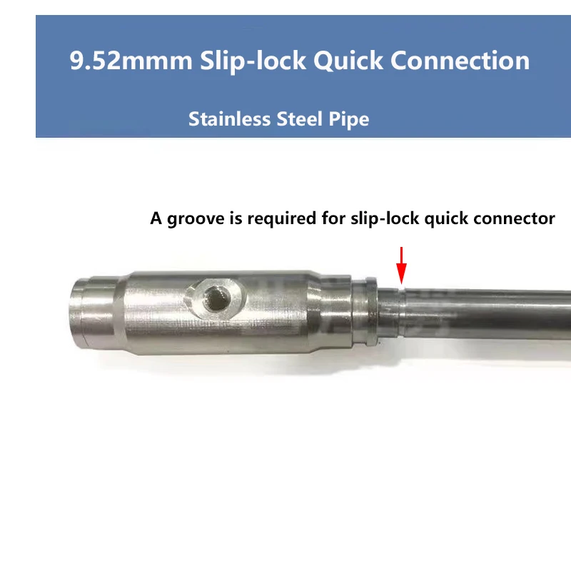 9.52mm wysokociśnieniowa rura ze stali nierdzewnej 3/8 \'\'dla System chłodzenia mgłą armatura