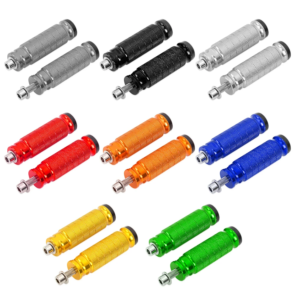 Universal CNC Motorcycle Motorbike Foot Pegs Rear Set Rests Racing Pegs Pedal For BMW Honda Kawasaki Yamaha Suzuki