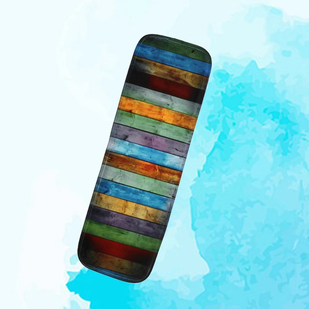 5Pcs Stair Treads Non-Slip Mats Rubber Backing Premium Polyester Strong Friction Water Absorbent Easy Clean Pets