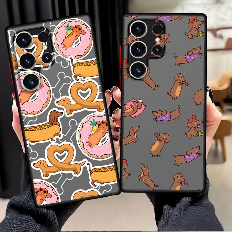 Full Cover Puppy Cartoon Funda Back Phone Cover Case for Samsung Galaxy S26 S20 FE S25 Ultra Note 20 Ultra 10+ S23 FE S21 S22