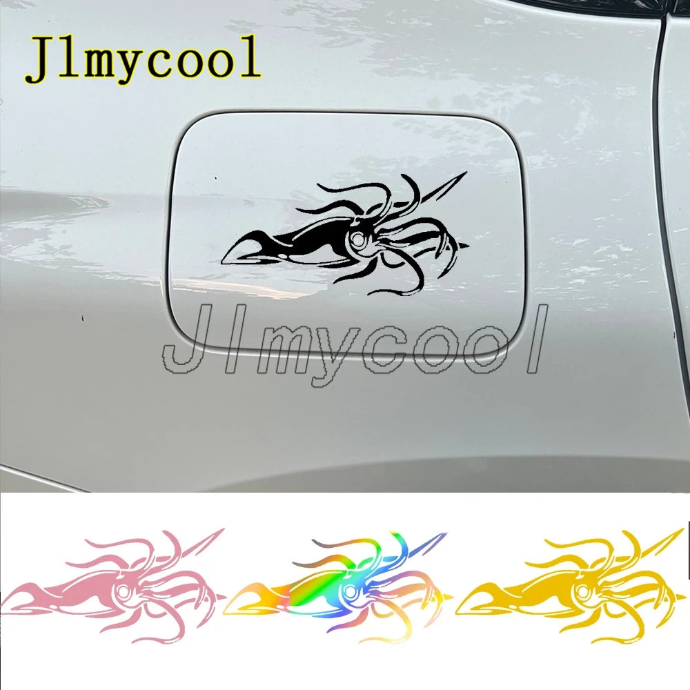 

Funny Squid Pattern Auto Reflective Sticker Car Bumper Body Rear Window Decorative Decal Car Vinyl Decal Sticker