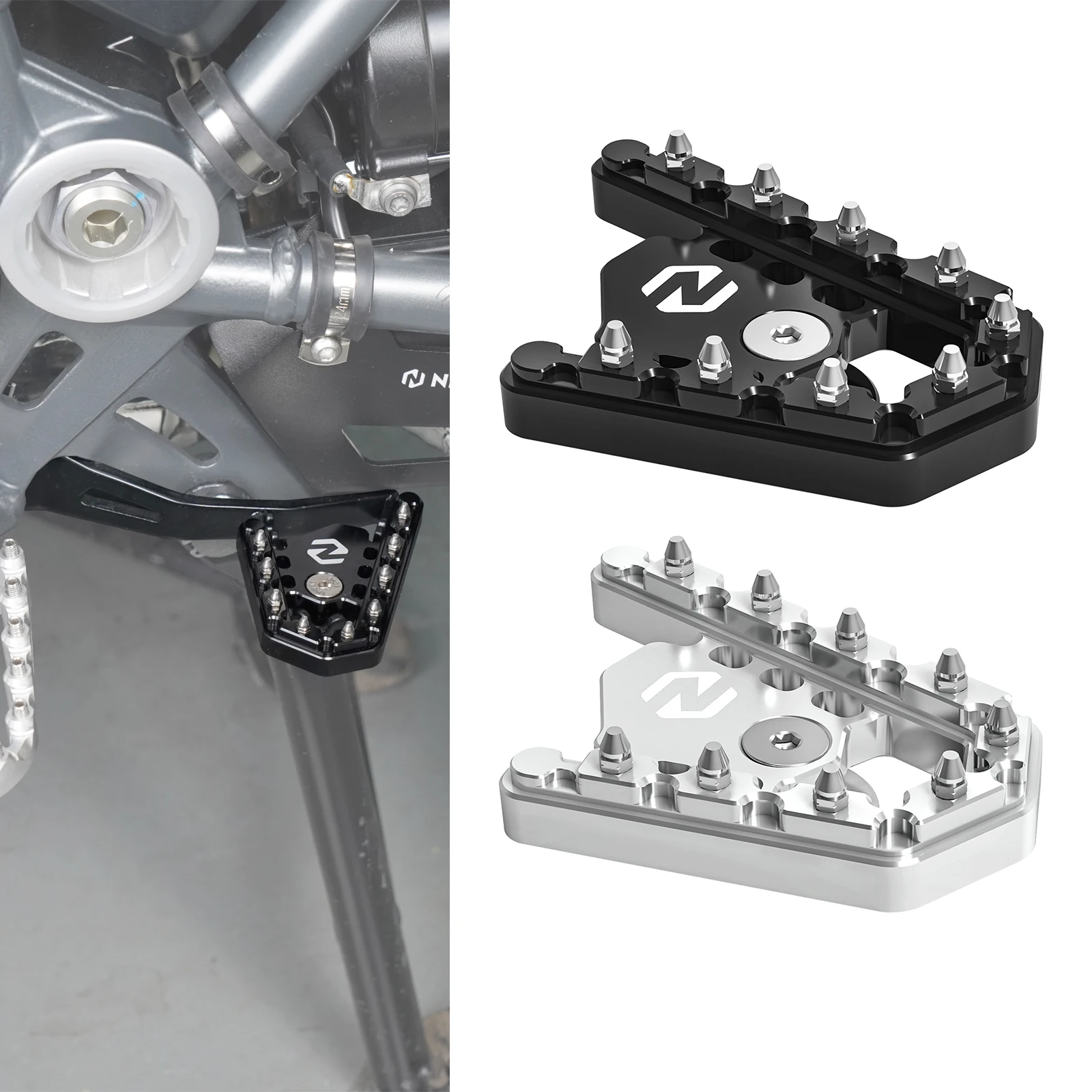 

For 2013-2018 BMW R1200GS R 1200 GS Brake Pedal Tip Peg Brake Extension Pad for BMW R1250GS R1250 GS 2019 2020 2021 2022 2023