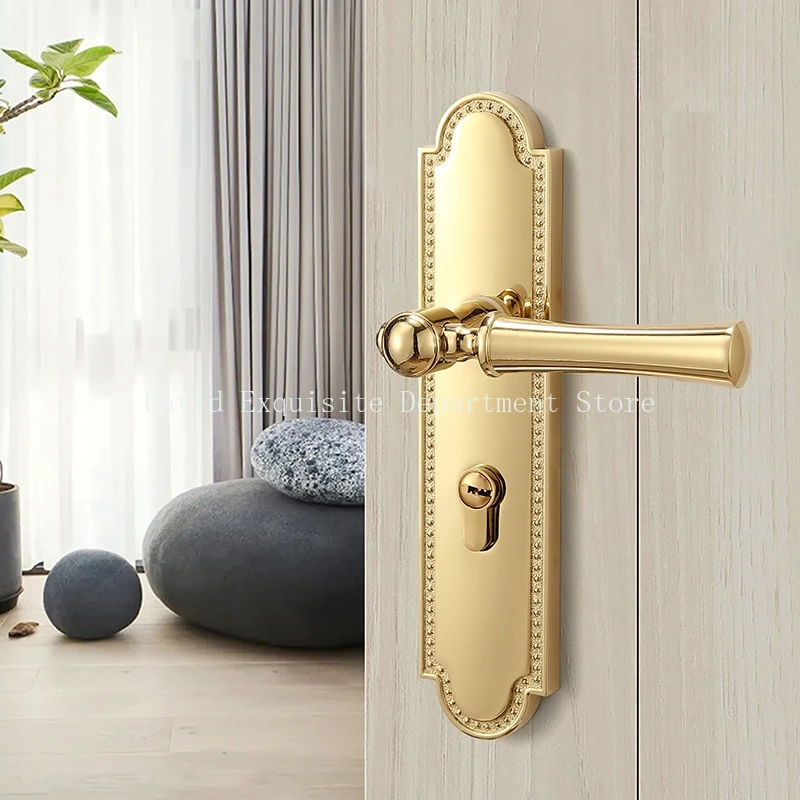 

Ручка из цинкового сплава, механический дверной замок, бесшумные противоугонные дверные замки для отеля, мебельная фурнитура, универсальный набор бесшумных замков