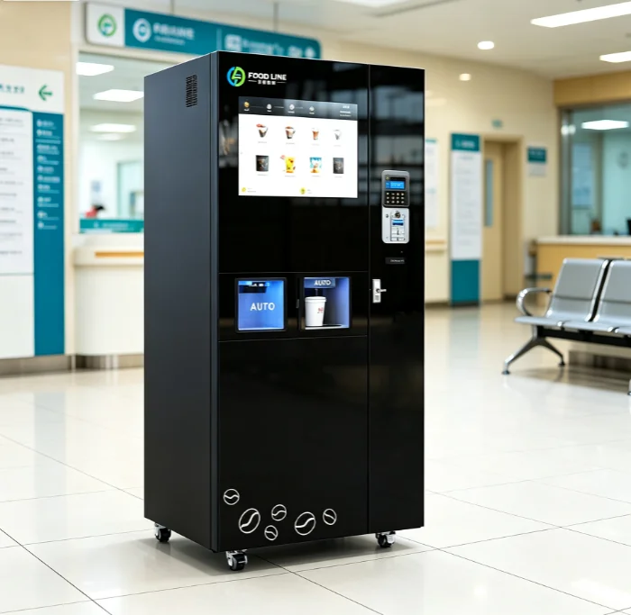 Coin Operated Payment Coffee Vending Machine Fresh Ground Coffee Vending Machine