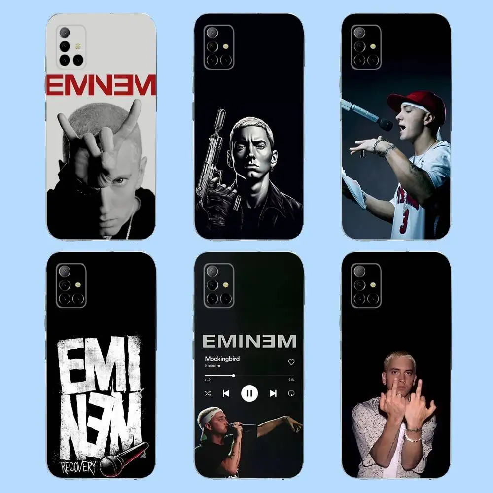 

Singer E-Eminem Venom Phone Case For Samsung S30,23,21,22,20 FE lite,S10,9,PIus Note20ultra Soft Transparent