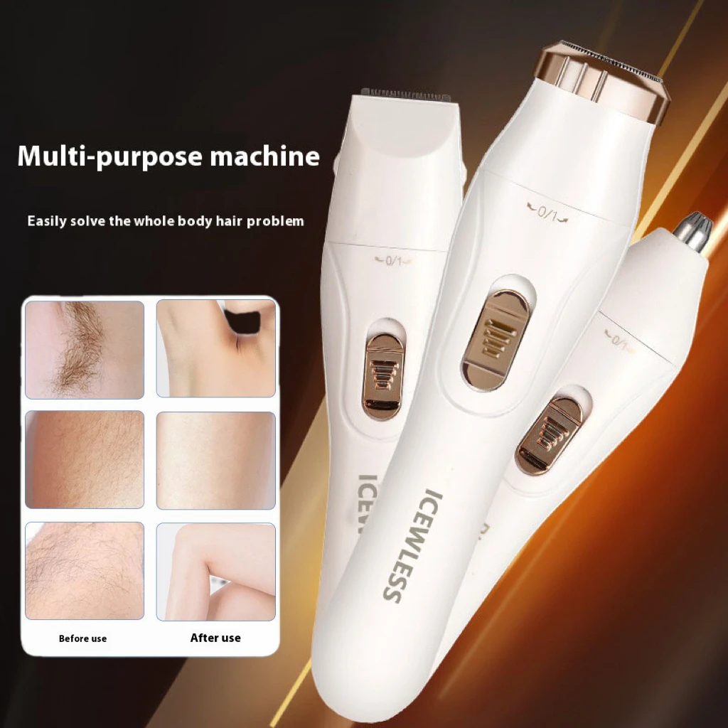 

Electric Hair Trimmers for Women Waterproof Razor Painless Private Body Hair Removal Device shaver Bikini Arm Leg Face Shaving