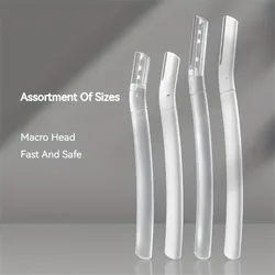 4pcs Eyebrow Razor, Face Razors For Women Facial Hair, Eyebrow Shaver, Dermaplaning Tool To Exfoliate And Refresh The Skin