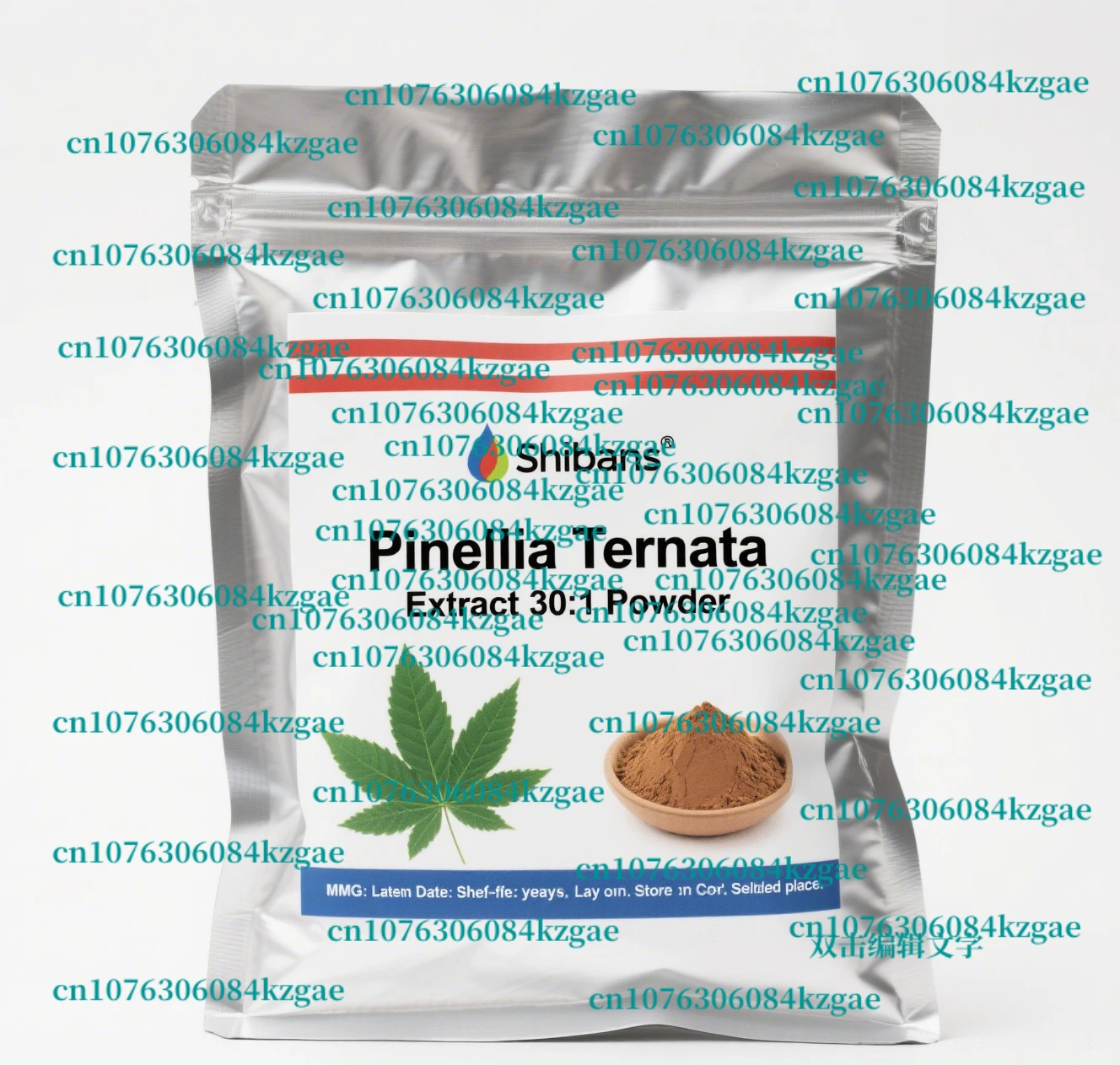 

Индивидуальные многоразовые пакеты для экстракта пинелии 30:1, упаковка из алюминиевой фольги для быстрой доставки