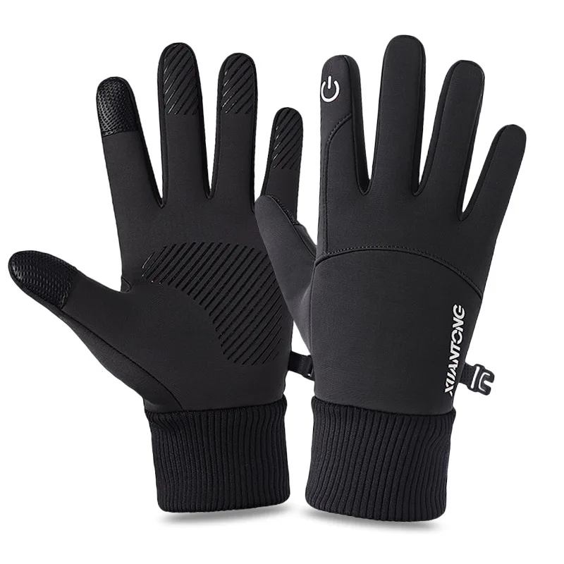 Guantes de pantalla táctil para hombre y mujer, manoplas tácticas impermeables para senderismo, esquí, ciclismo al aire libre, a prueba de viento,