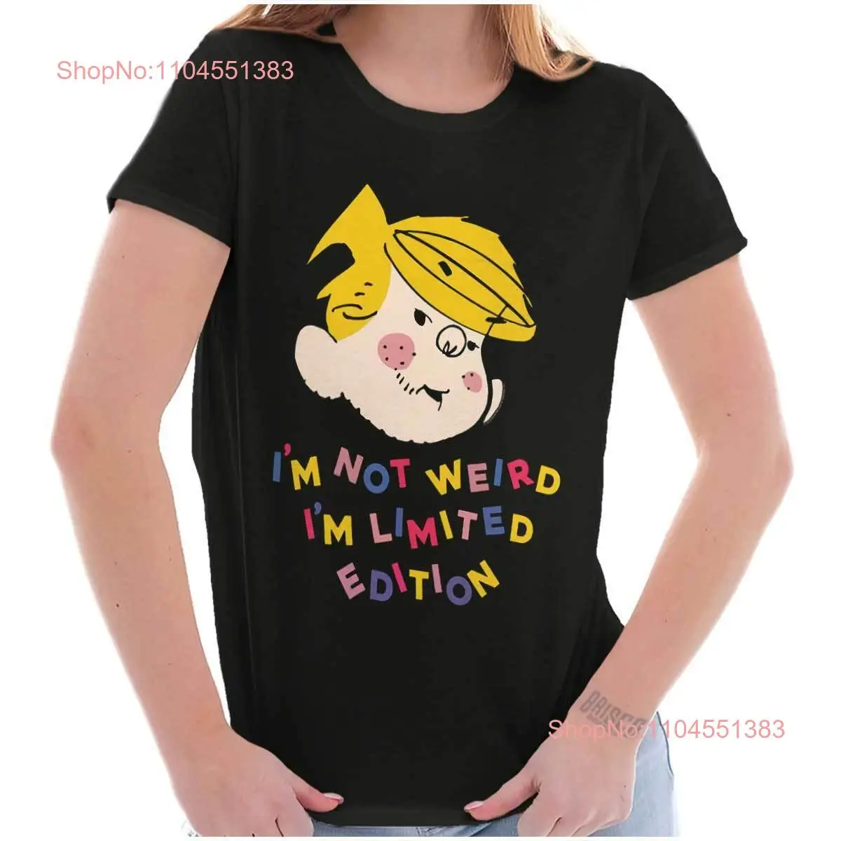 

Dennis The Menace Not Weird Ограниченная серия графических футболок для женщин Футболки