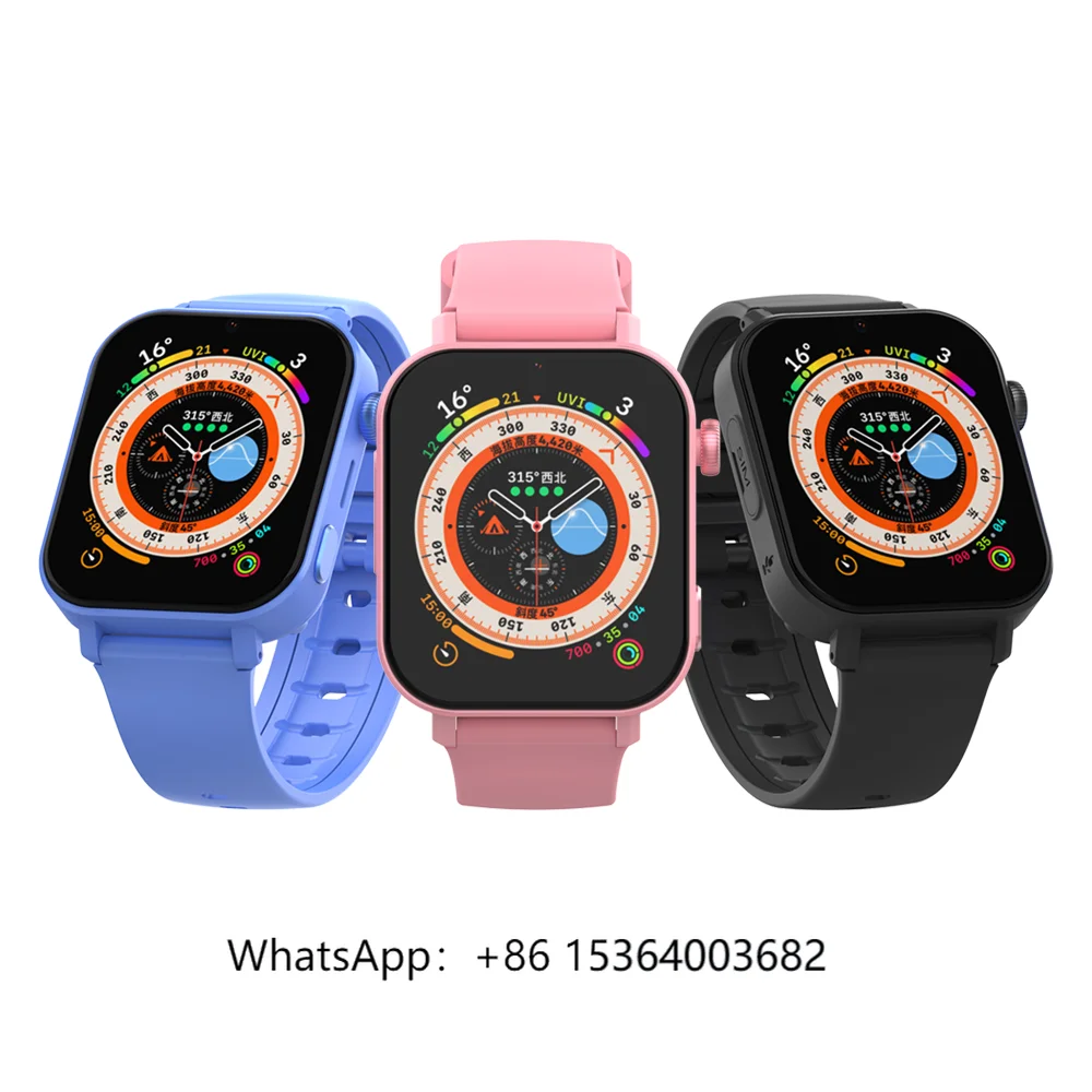

TJXL-Wonlex CT20 MINI 4G RTOS GPS Watch Children Security SOS Emergency Video Call Vibration Health Fitness Tracker GPS Smart Wa