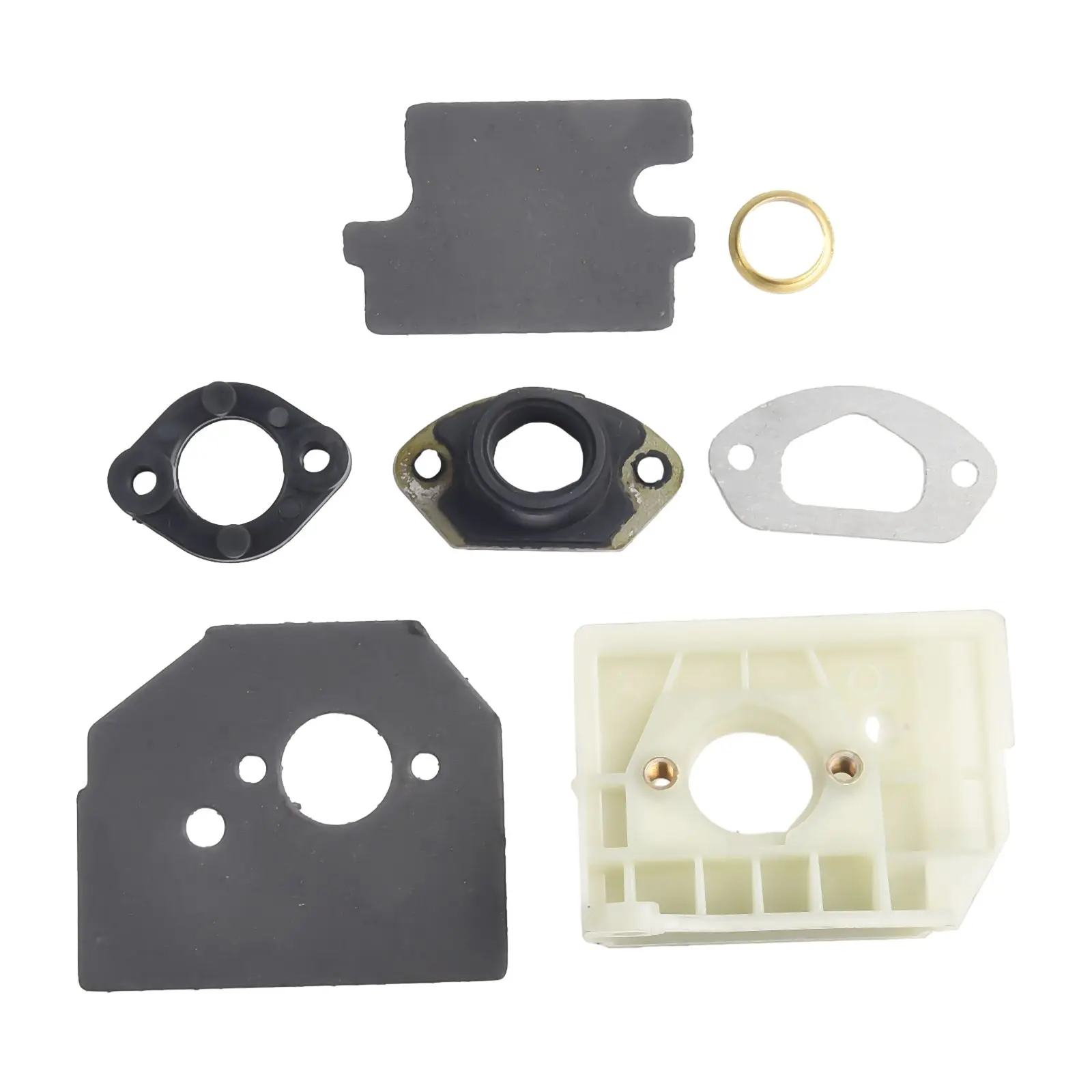 Achieve Smooth Operation and Improved Performance with Carburetor Bracket Spacer Set for Chainsaw Models 4500 5200 5800