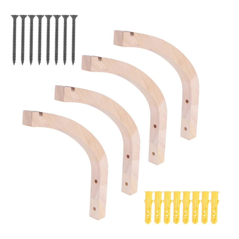 

Plant Hanger, Wall Planters For Indoor Plants, Wooden Wall Mounted Hanging Plant Hooks, Basket Hooks For Lanterns, 8Pcs