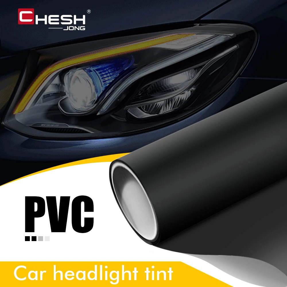 10m High Quality Light Black Car Headlight Tint Auto Light Smoke Taillight Vinyl Film