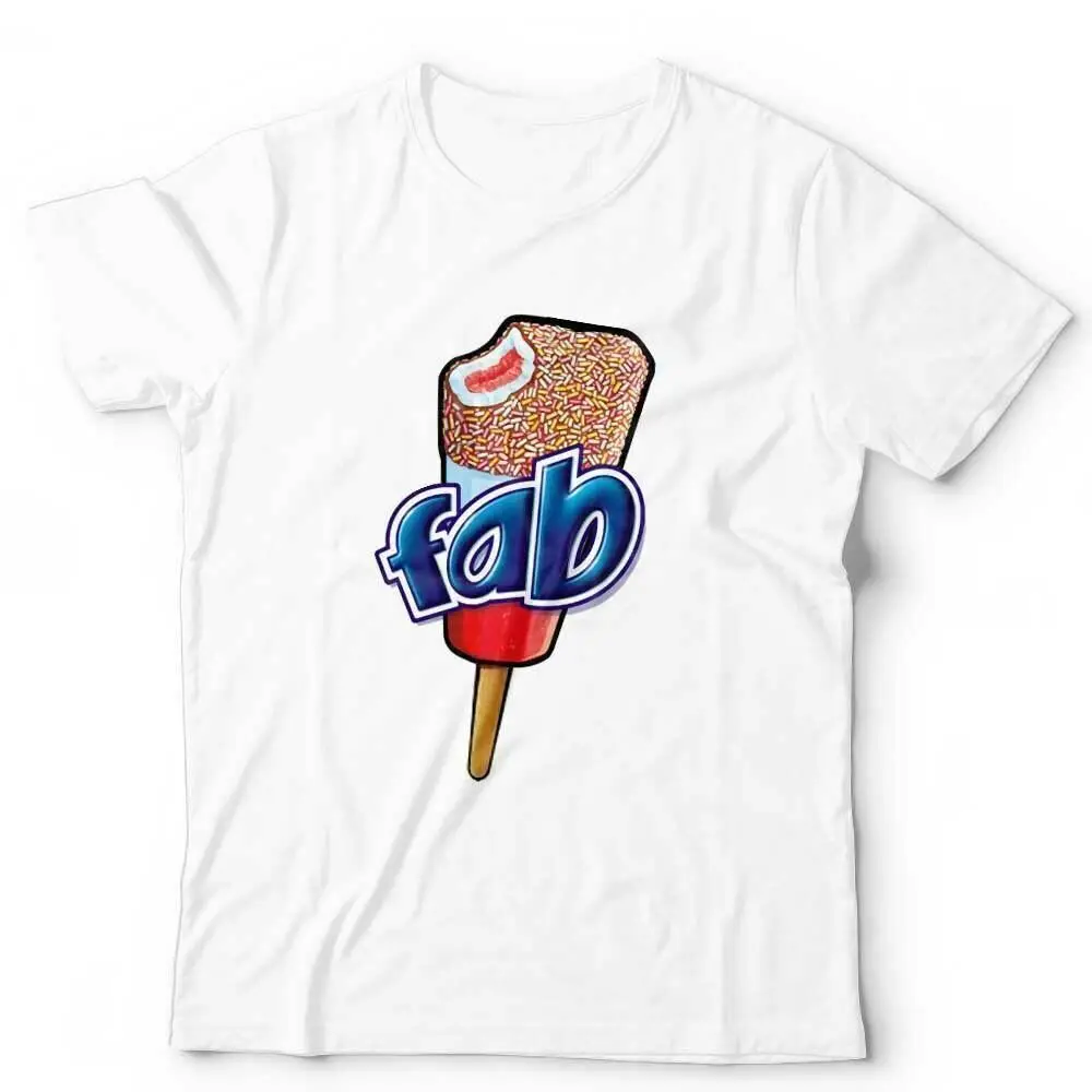 Fab Lolly T Shirt Kids Ice Cream Summer Old School Funny Confectionery