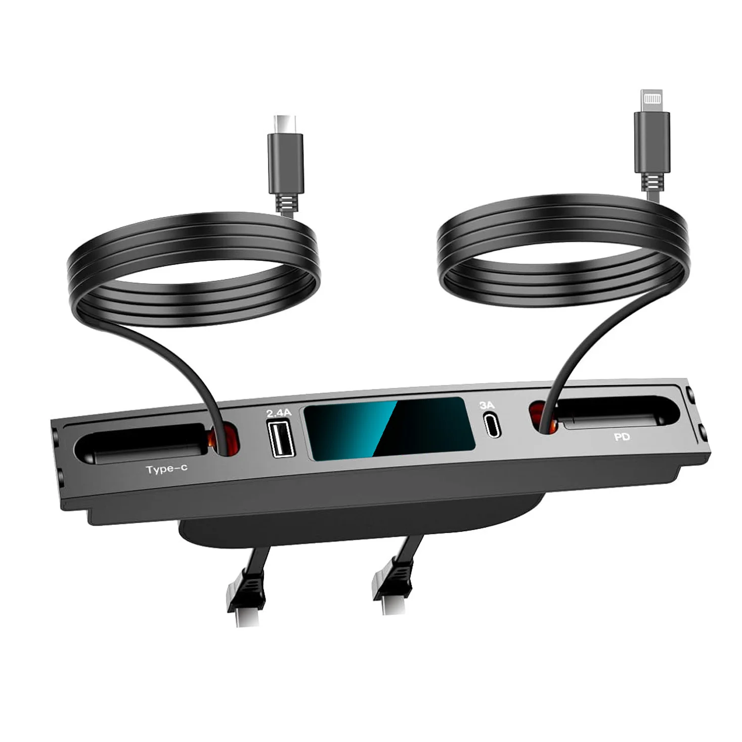 

For Tesla Model 3/Y 21-22 Docking Station 18W 27W Hub USB Shunt Hub Extension Center Console Smart Sensor Quick Charger