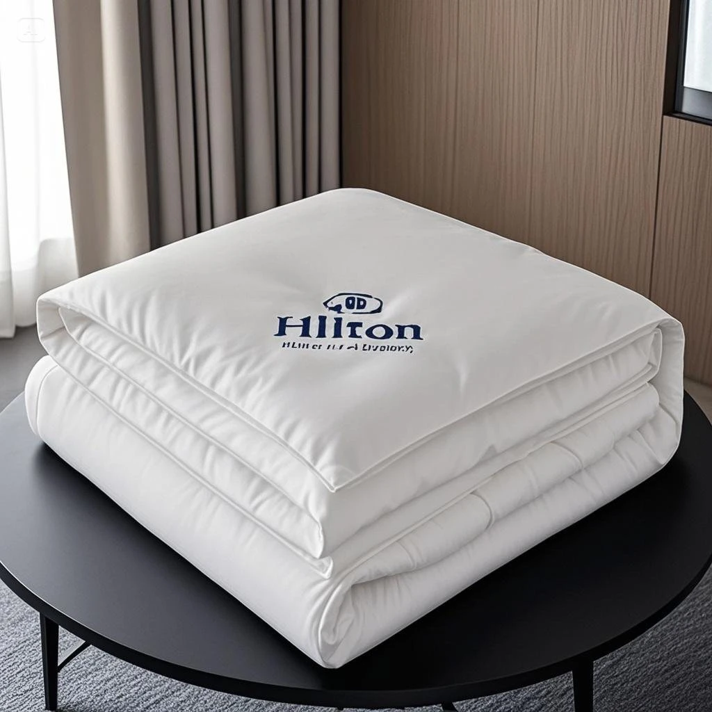 Hilton down Comforter Four Seasons Universal Air Conditioner ible Duvet Lightweight Summer Quilt Single Double Dormi