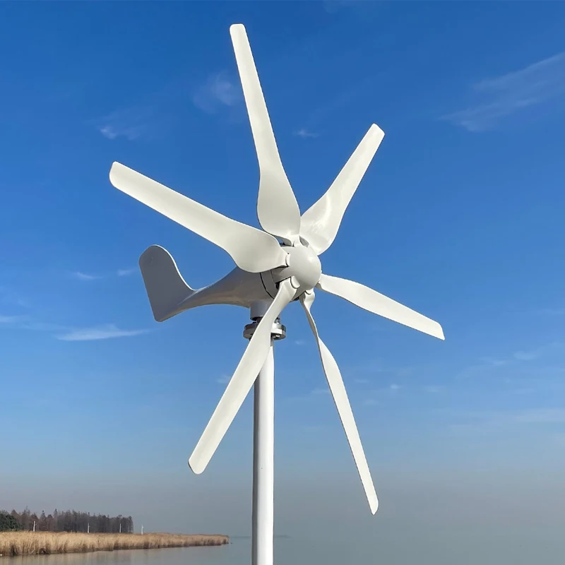 

RY 1500w 12v 24v Horizontal Wind Turbine Generator for Home Use With Controller Windmill