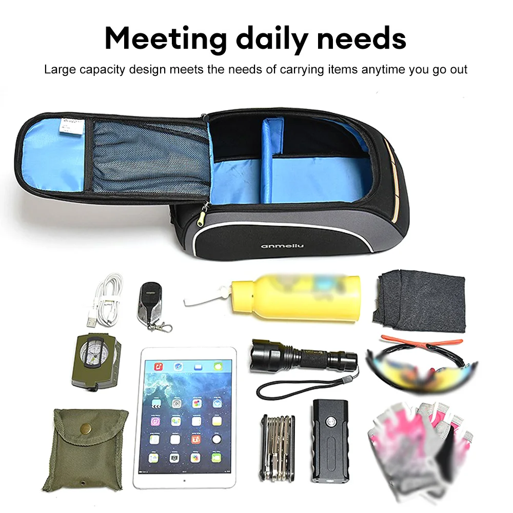 8L دراجة الرف حقيبة مقاوم للماء الدراجات حقيبة سعة كبيرة الأمتعة الناقل حقيبة الدراجة الدراجة الجبلية السرج رف مقعد حقيبة جذع حقيبة