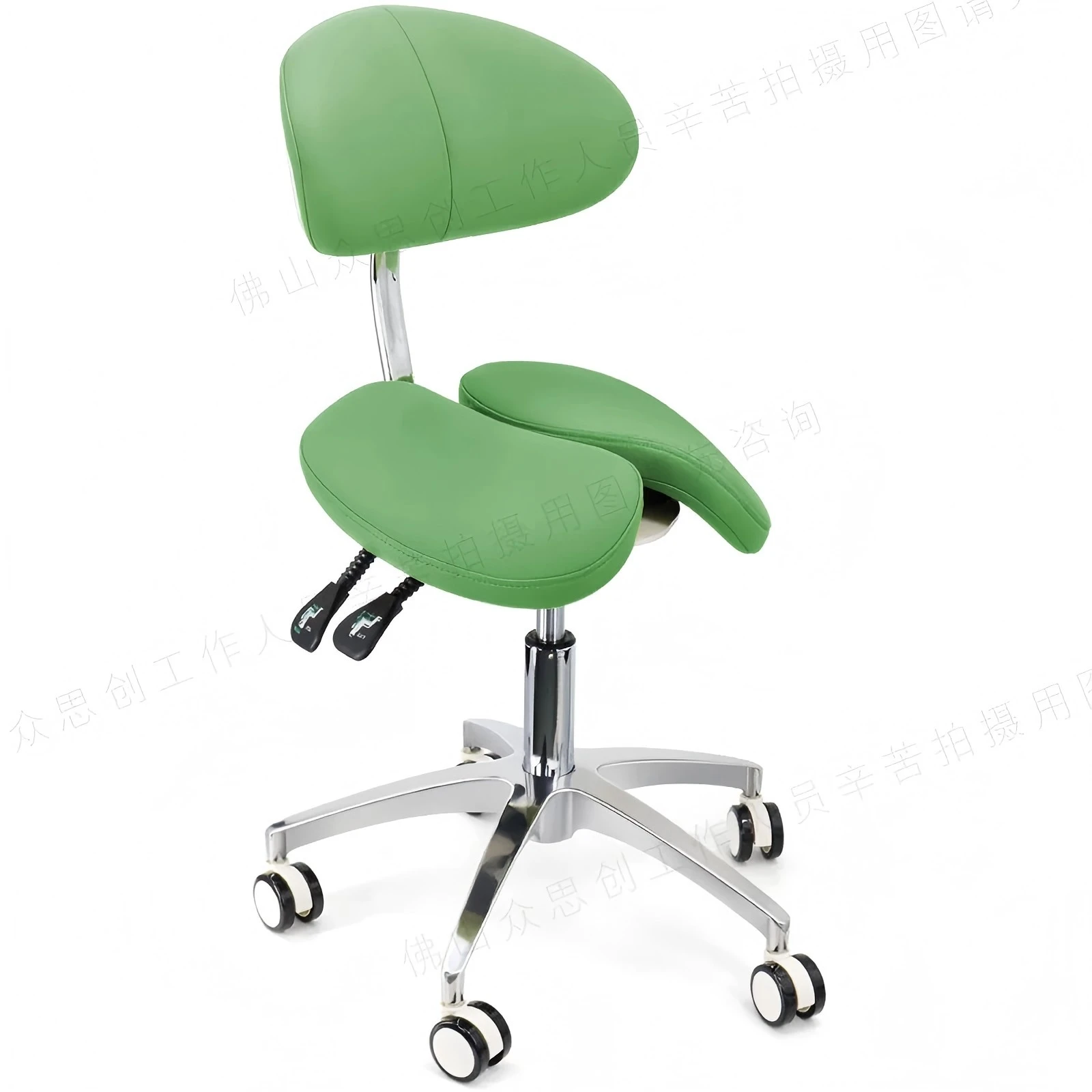 Newest Arrival Adjustable Ergonomic Saddle Stool with Casters Comfort Styling Chair for Salon Furniture