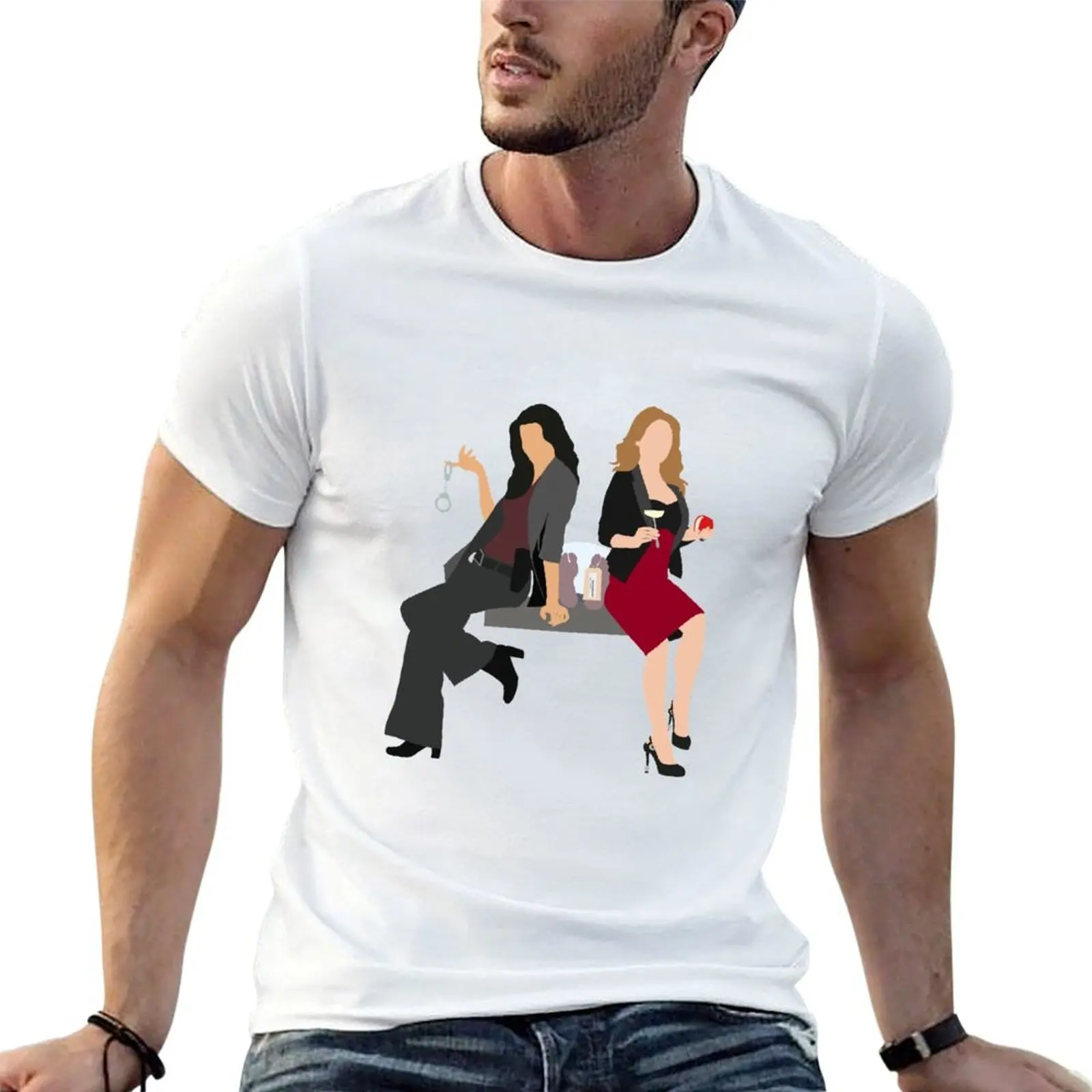 

Rizzoli & Isles drawing T-Shirt men t shirt cotton 100% t shirts designer T-Shirt