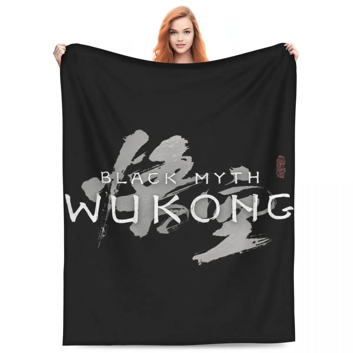 BLACK MYTH WUKONG SUN WUKONG THE MONKEY KING Blankets Fleece Comfortable Ultra-Soft Throw Blanket for Bedding Quilt