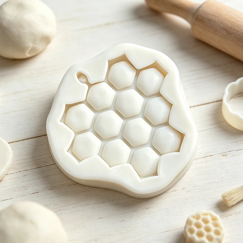 Honeycomb Bee Silikon Form Sugar Schokolade Cupcake Fondant Kuchen Dekorieren Werkzeuge – Detail 5