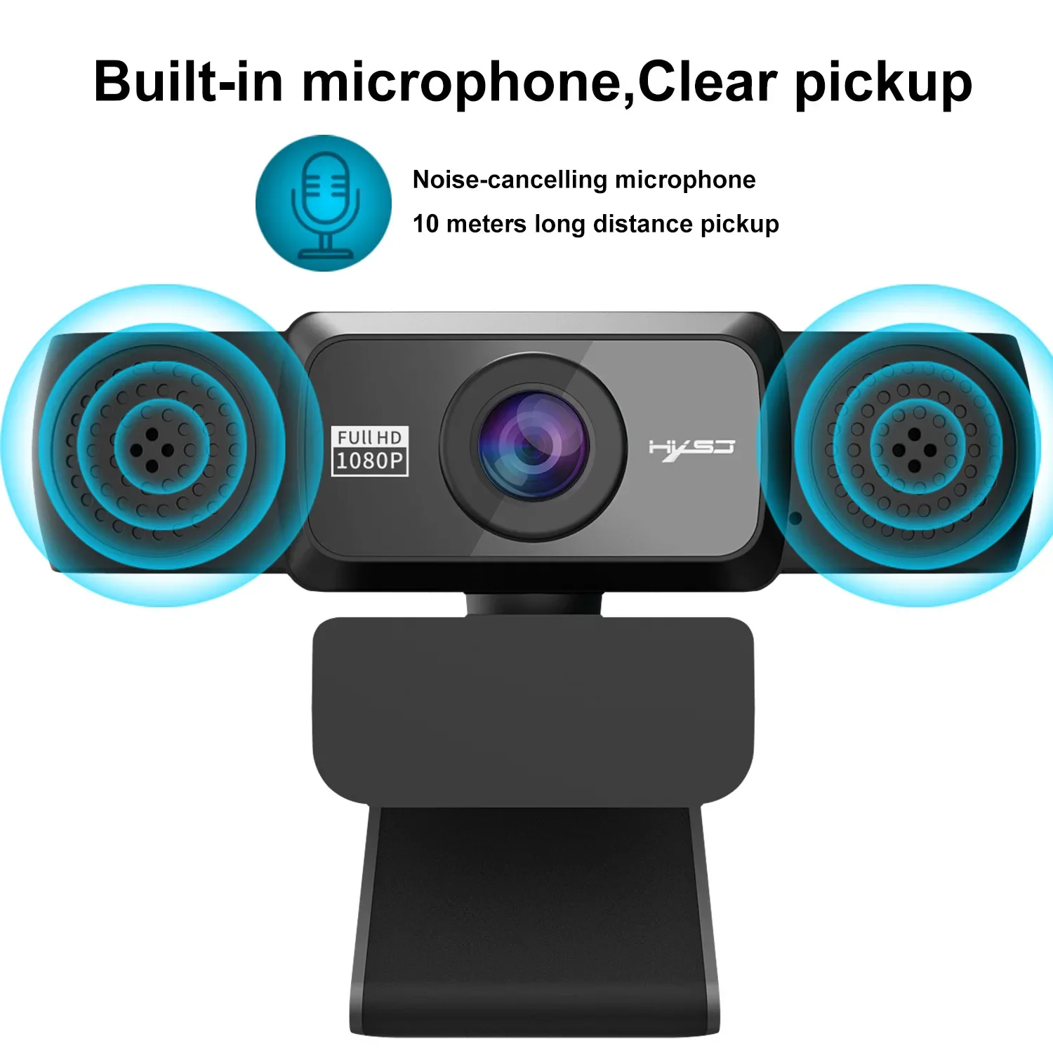 Webcam 1080P Full Hd 30FPS for PC Web Camera Cam USB Online Webcam with Microphone 1080P Video Conferencing Web Can for Computer