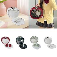 Cute Apple Shaped Bag Backpack Adjustable Shoulder Strap Lightweight Travel Rucksack for Travel Leisure Outdoor Daily Vacation